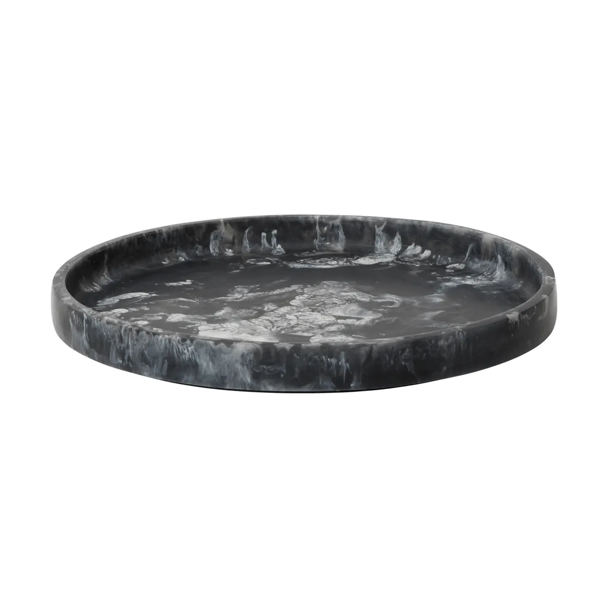 Ferm Living Mist decorative tray o30 cm Charcoal | Scandinavian Design | Trays | Black