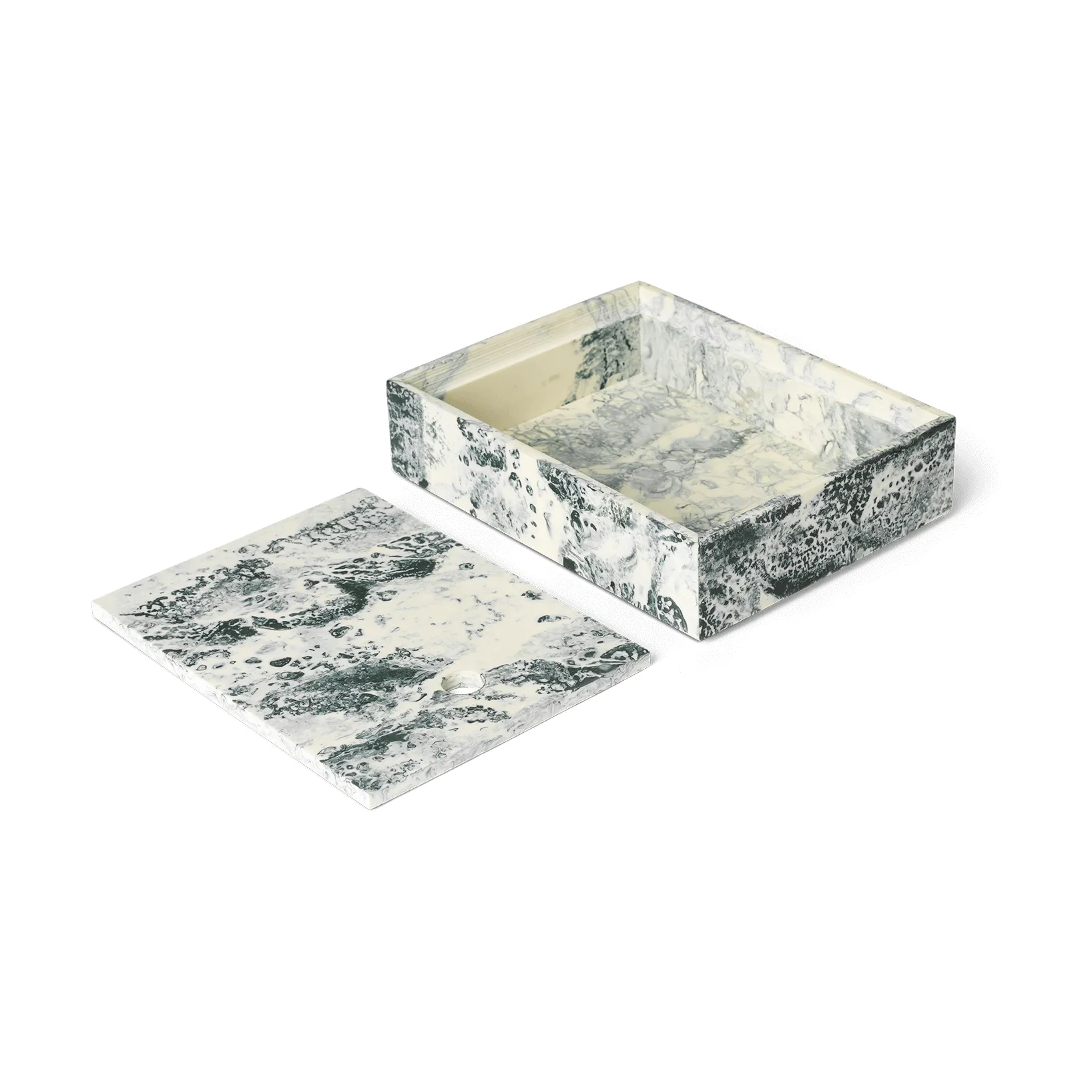 Mist storage box 15x20 cm, Emerald-off white Ferm Living