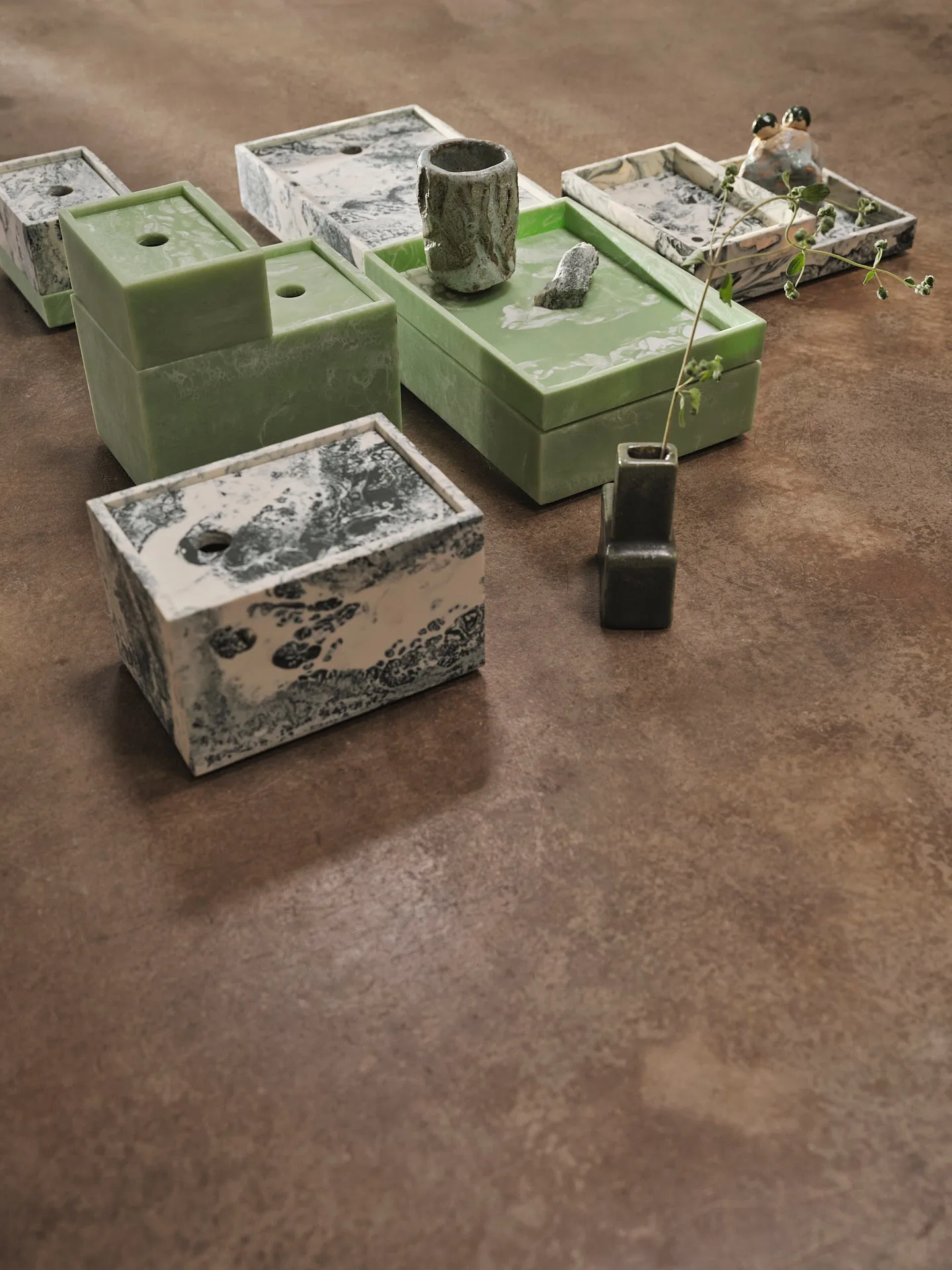 Mist storage box 15x20 cm, Seafoam Ferm Living