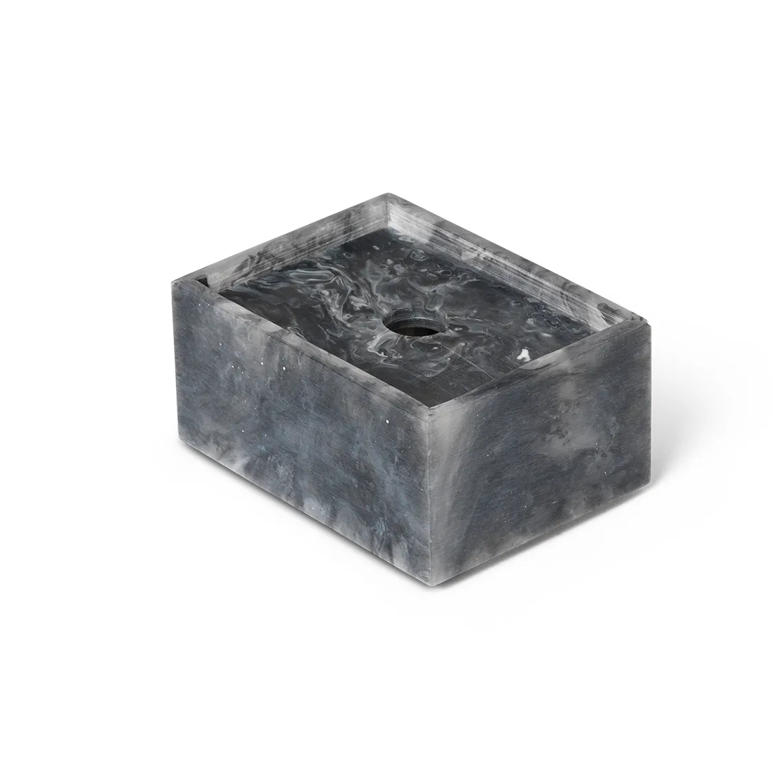Ferm Living Mist storage box 7,5x10 cm Charcoal | Scandinavian Design | Boxes & jars | Grey