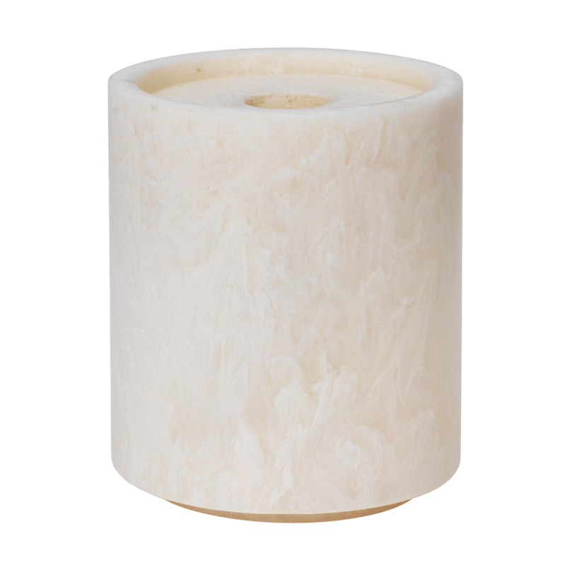 Ferm Living Mist storage jar 9.4xØ8 cm Pearl | Scandinavian Design | Boxes & jars | Beige