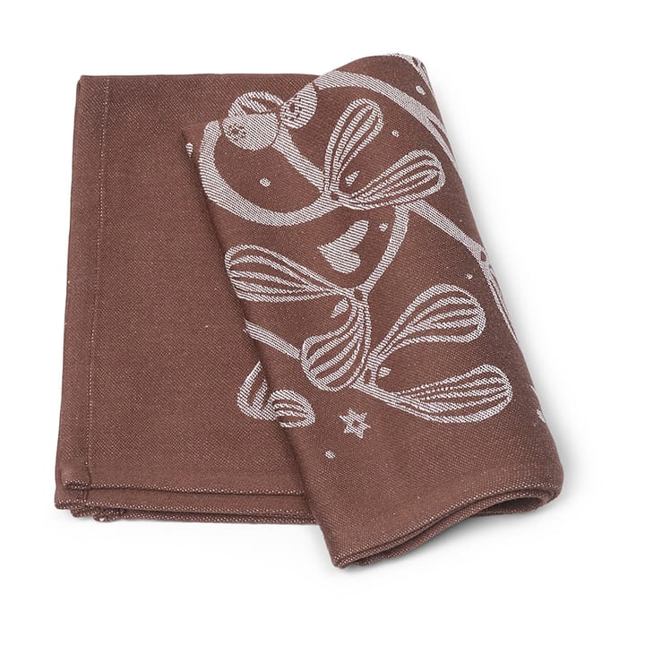 Mistel kitchen towel, cinnamon Ferm Living