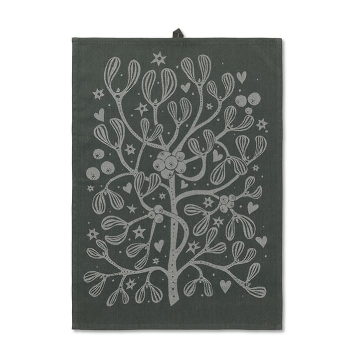 Mistel kitchen towel - dark-green - Ferm LIVING