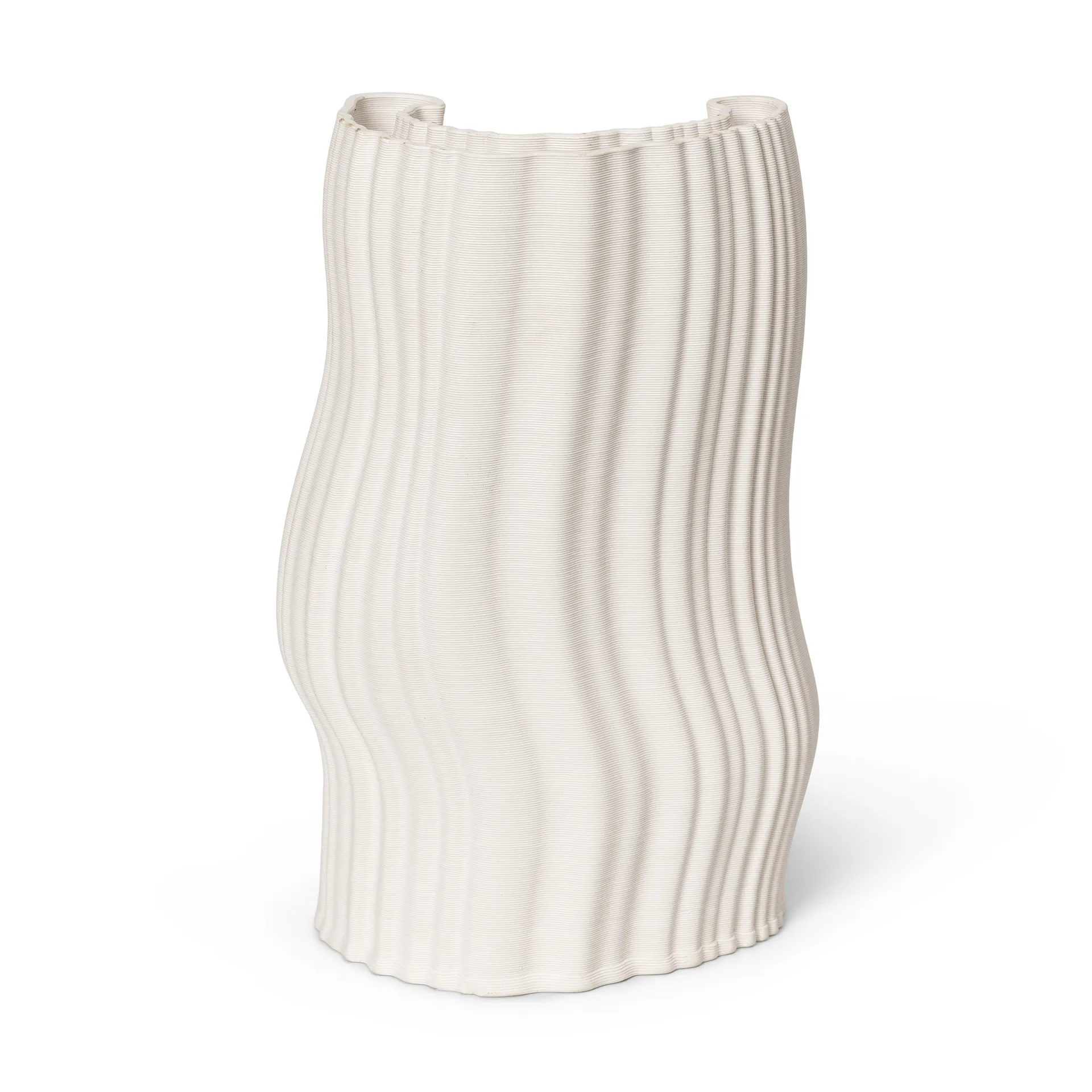 Moire vase 19x30 cm, Off-white Ferm Living