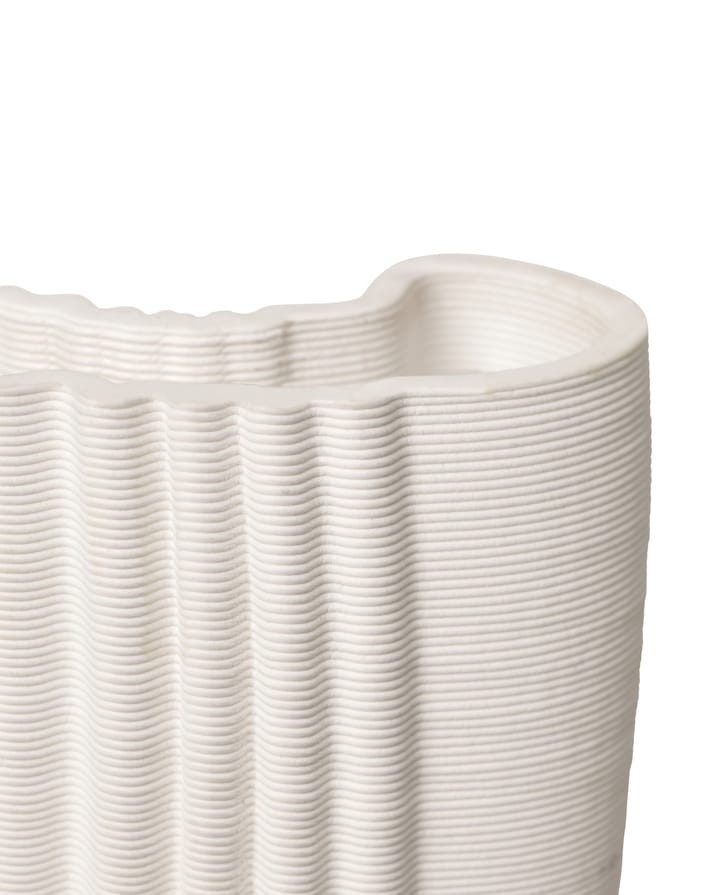 Moire vase 19x30 cm - Off-white - ferm LIVING