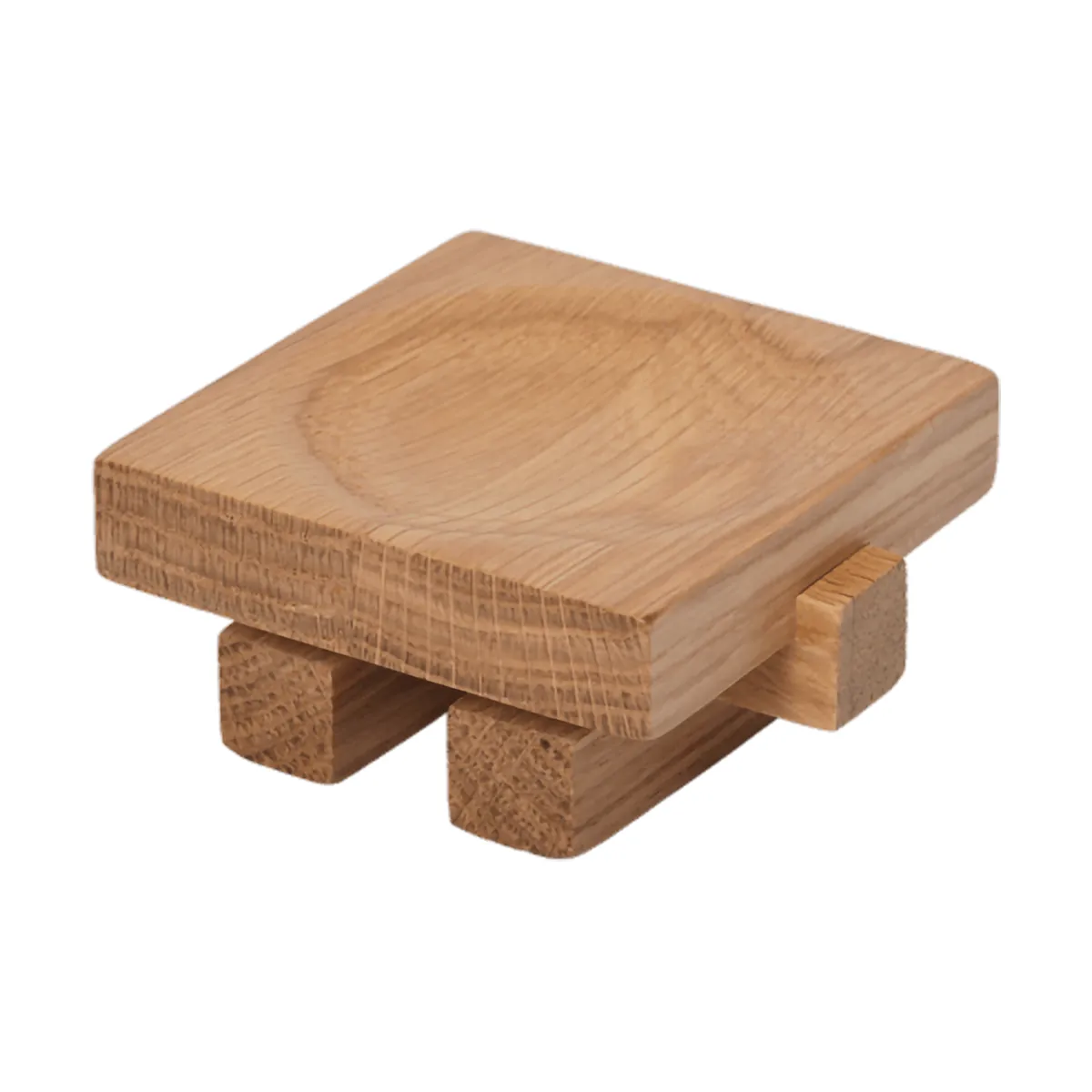 Moku tray, Untreated oak, 7x8 cm Ferm Living