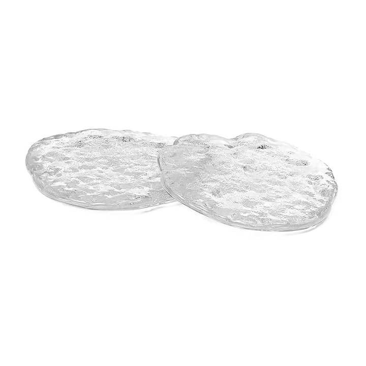 Momento glass coaster 2-pack - Ø11 cm - ferm LIVING