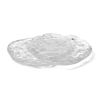 Momento glass coaster 2-pack - clear - Ferm LIVING