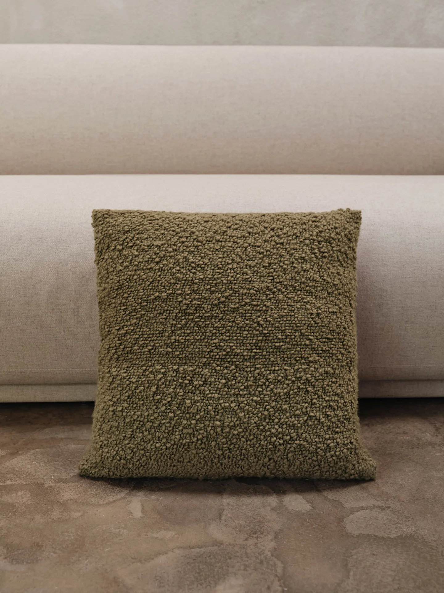 Moor cushion 50x50 cm, Olive Ferm Living