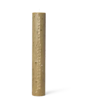 Mura calender candle - Ash brown - Ferm Living
