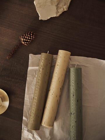 Mura calender candle - Ash brown - Ferm Living