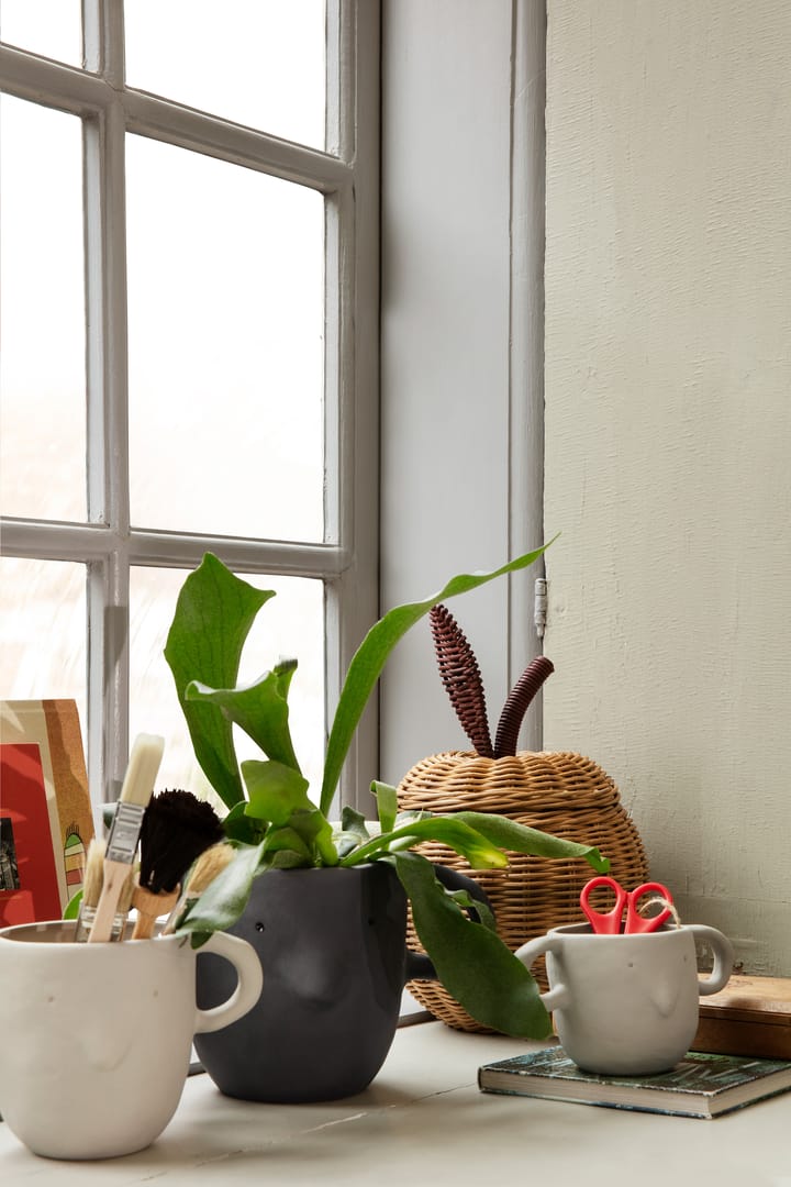 Mus flowerpot XL Ø15 cm, Dark grey Ferm Living