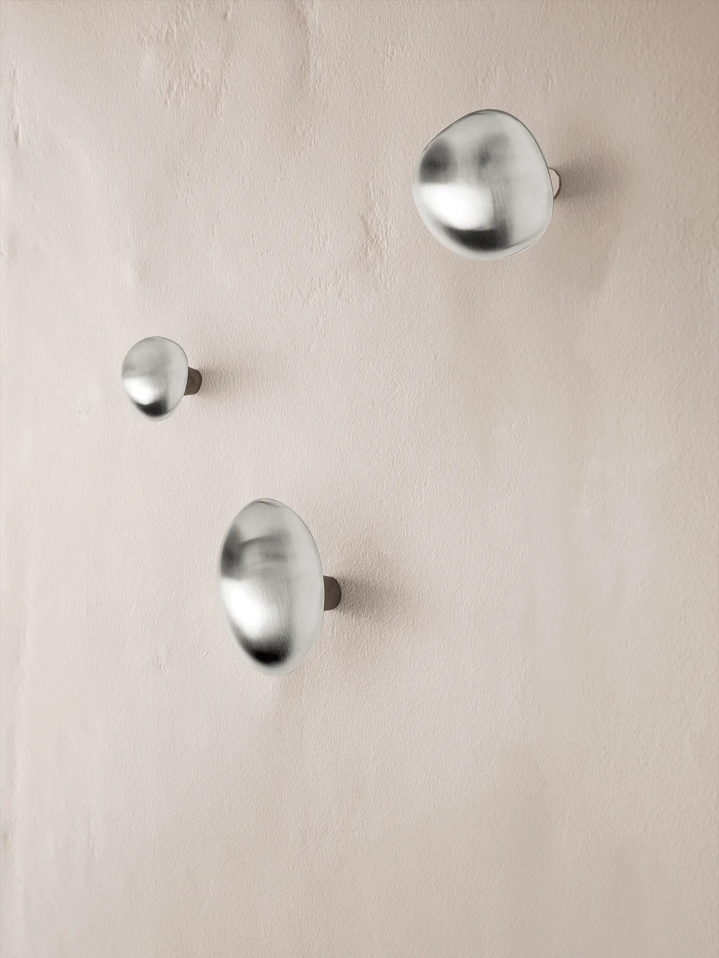 Mushroom hook, Brushed stainless steel Ferm Living