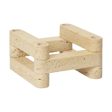 Newel module candlestick 6 pieces
 - Travertine - Ferm Living