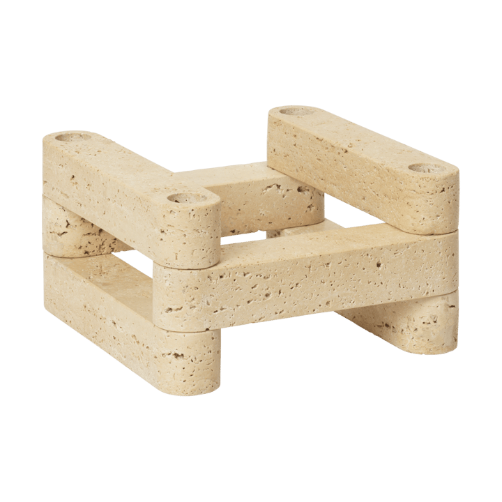 Newel module candlestick 6 pieces
 - Travertine - Ferm Living