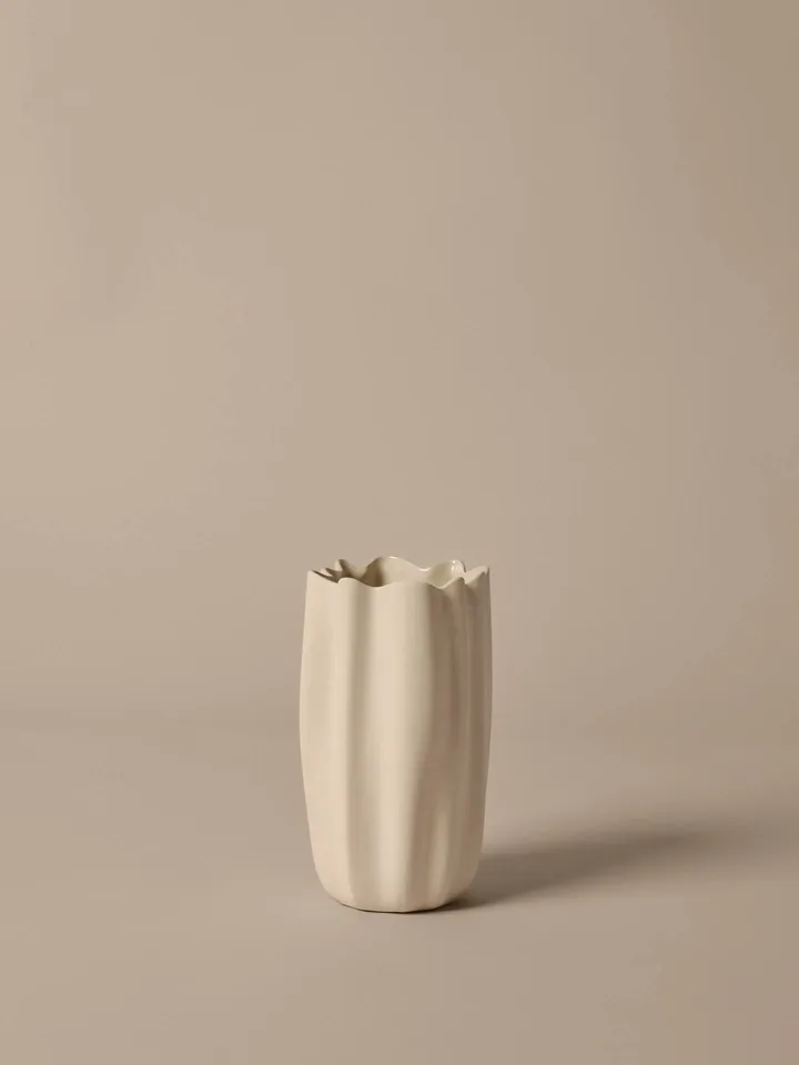 Nium vase, Off-white, 23 cm