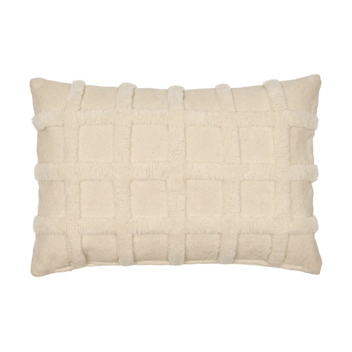 Norte grid cushion - Off-white, 40x60 cm - Ferm Living