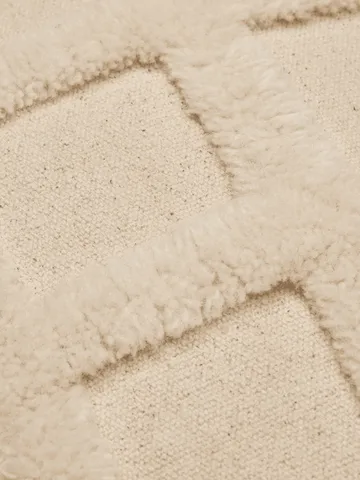 Norte grid cushion - Off-white, 40x60 cm - Ferm Living
