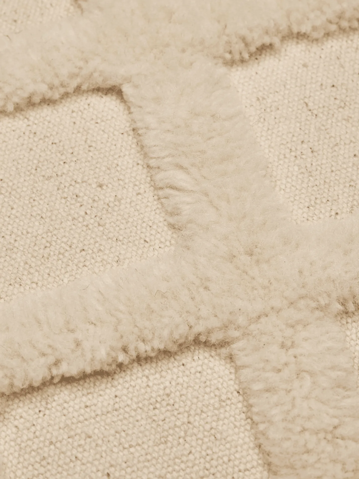 Norte grid cushion, Off-white, 50x50 cm Ferm Living
