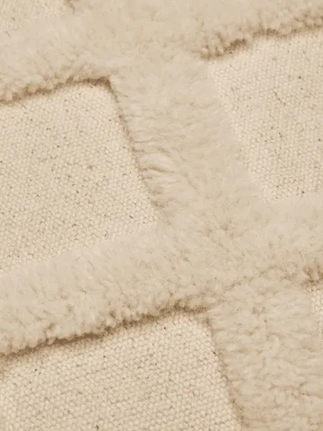 Norte grid cushion - Off-white, 50x50 cm - Ferm Living