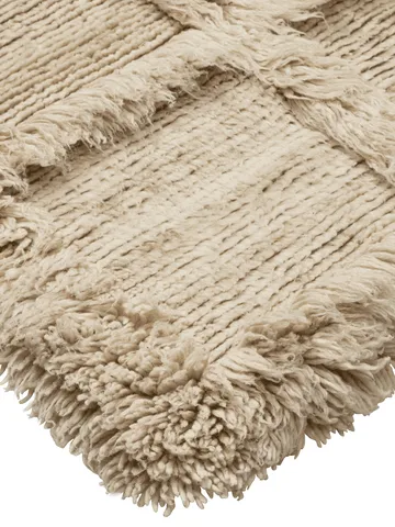 Norte grid rug - Natural, 160x235 cm - Ferm Living
