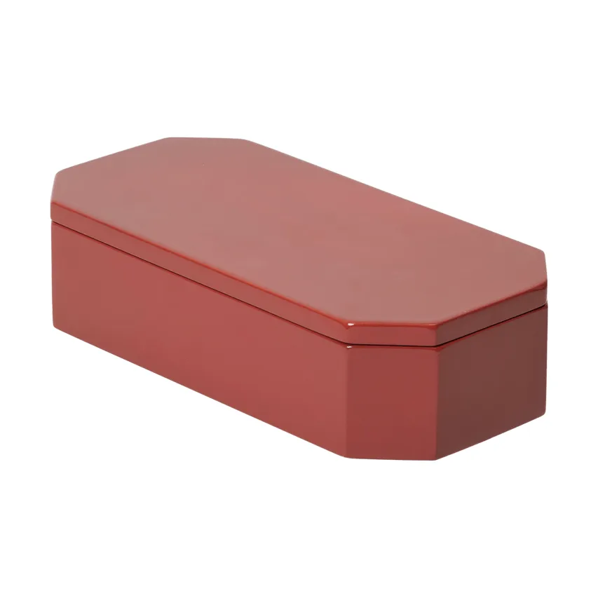 Ferm Living Nova storage box 10x20 cm Picante Red | Scandinavian Design | Boxes & jars | Red