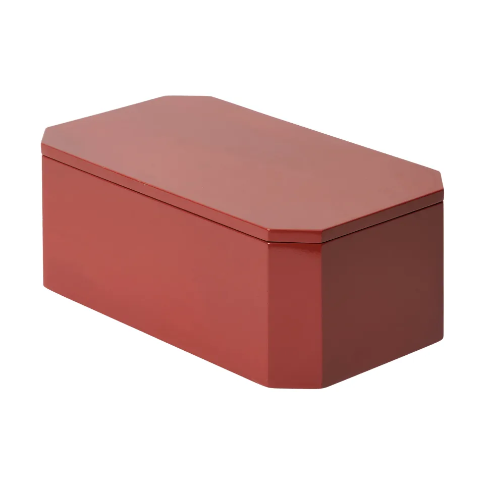 Ferm Living Nova storage box 15x25 cm Picante Red | Scandinavian Design | Boxes & jars | Red