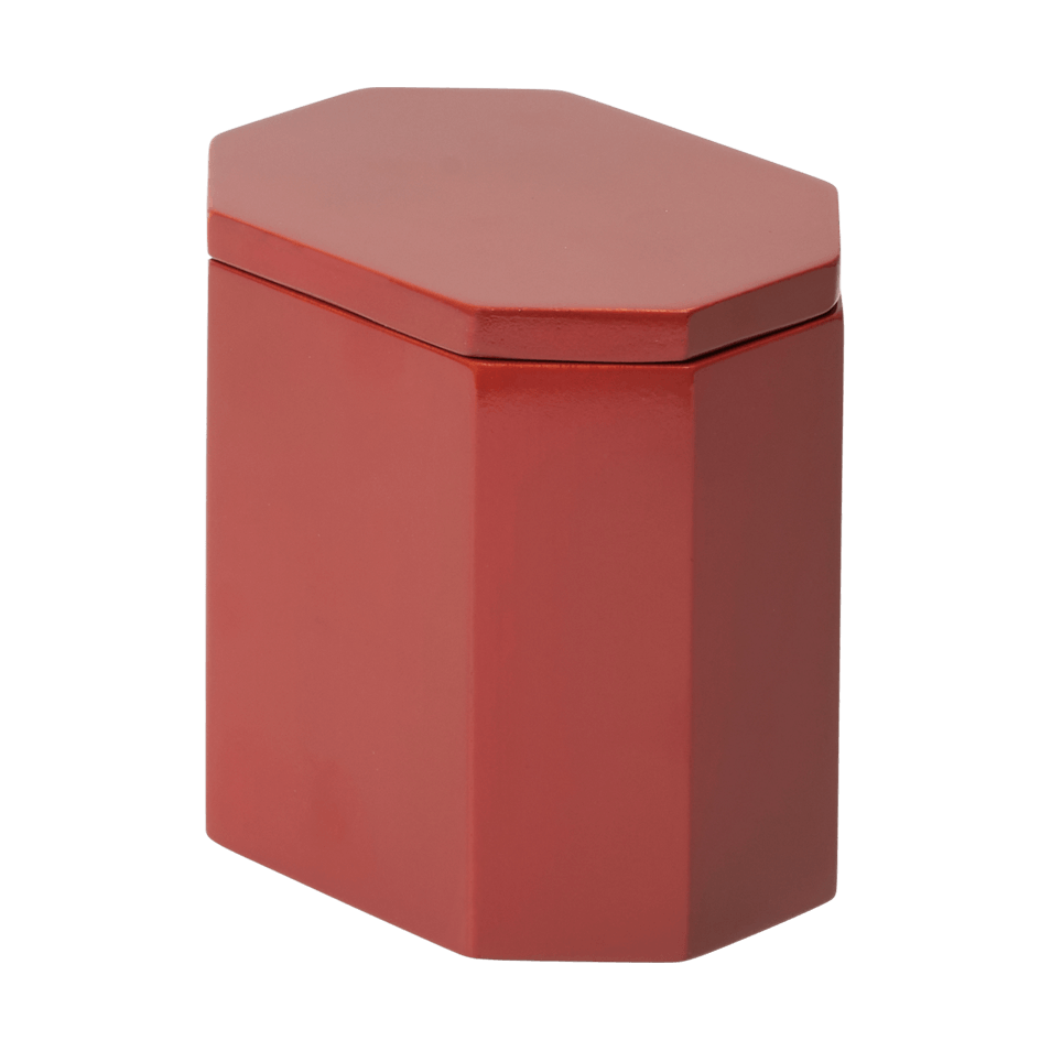 Ferm Living Nova storage box 7.5x10 cm Picante Red | Scandinavian Design | Boxes & jars | Red
