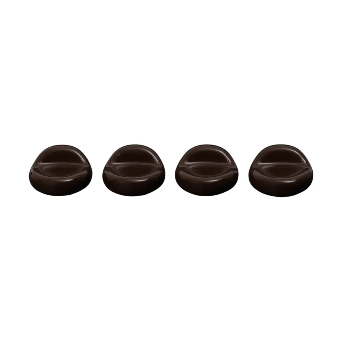Nube pot feet 4-pack, Carob brown Ferm Living