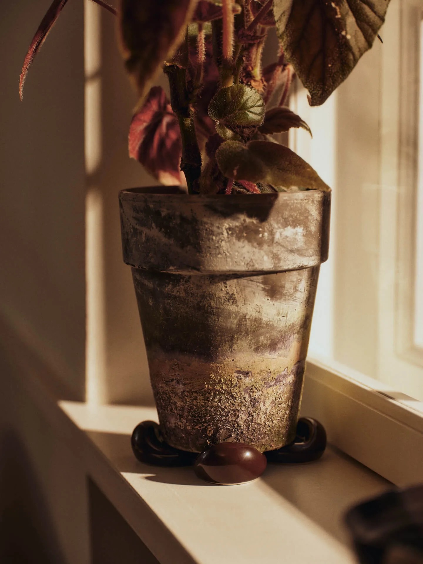 Nube pot feet 4-pack, Carob brown Ferm Living