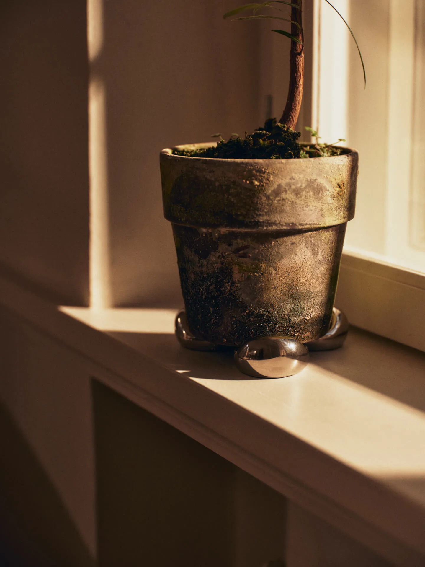 Nube pot feet 4-pack, Silver Ferm Living