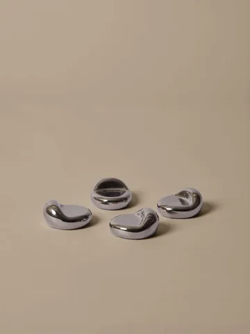 Nube pot feet 4-pack - Silver - Ferm Living