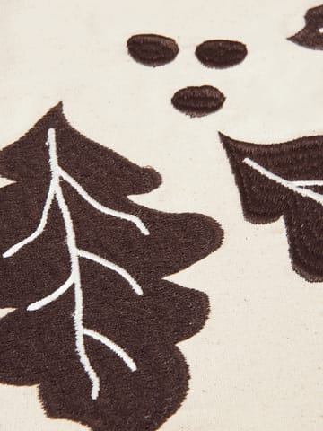 Oak christmas tree blanket julgransmatta 120x120cm - Natural - Ferm Living