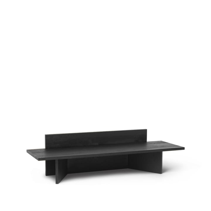 Oblique bench - Oak black oiled - Ferm LIVING