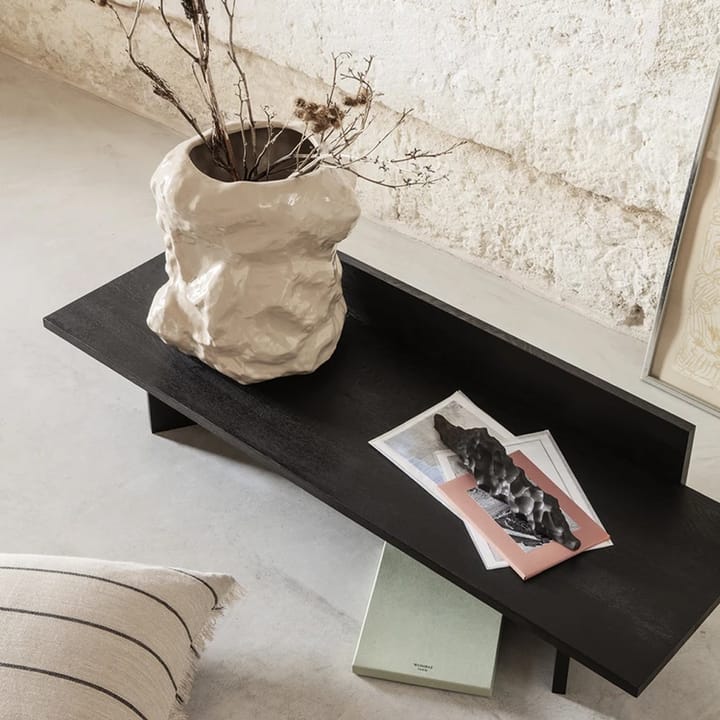 Oblique bench - Oak black oiled - ferm LIVING