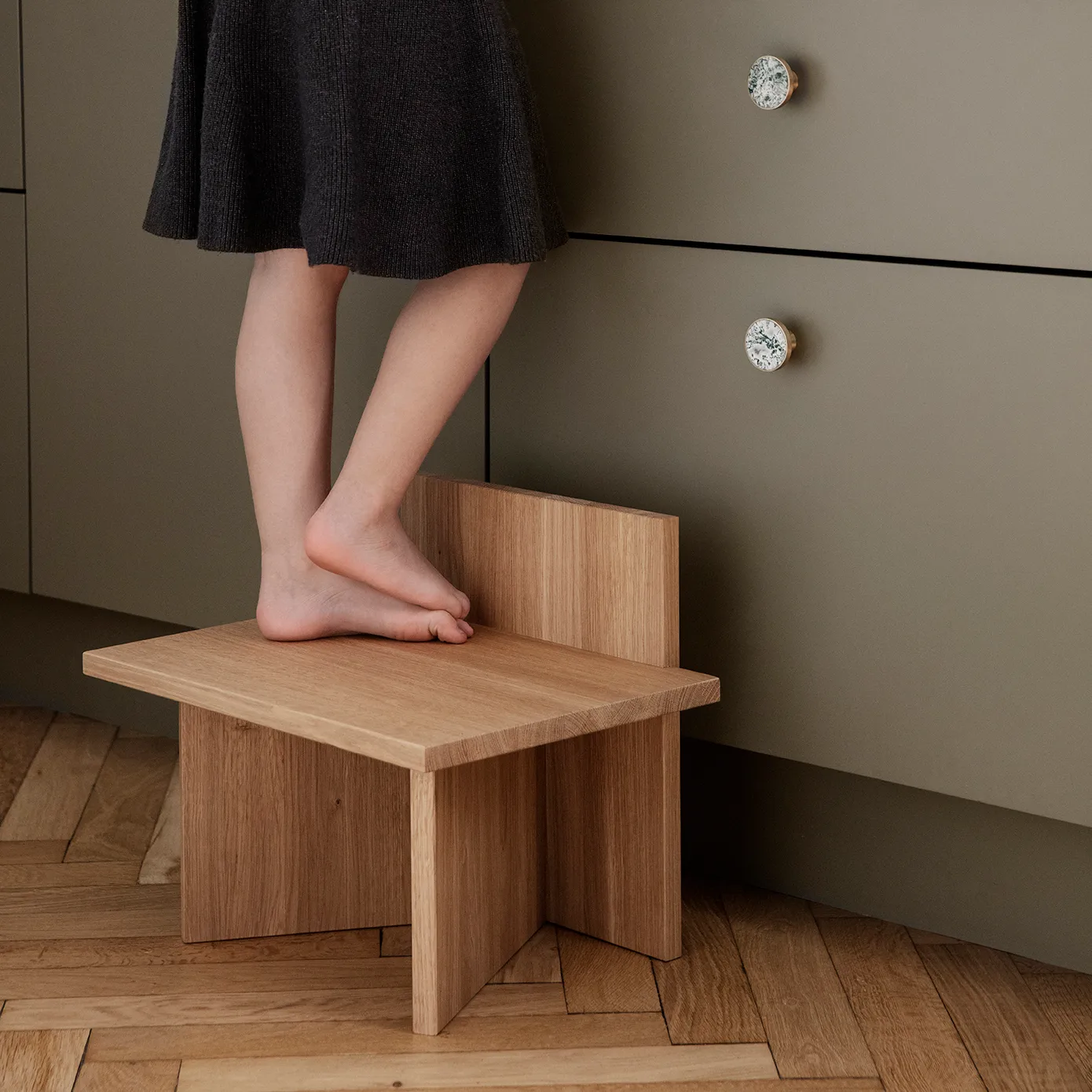 Oblique stool, Oak Ferm Living