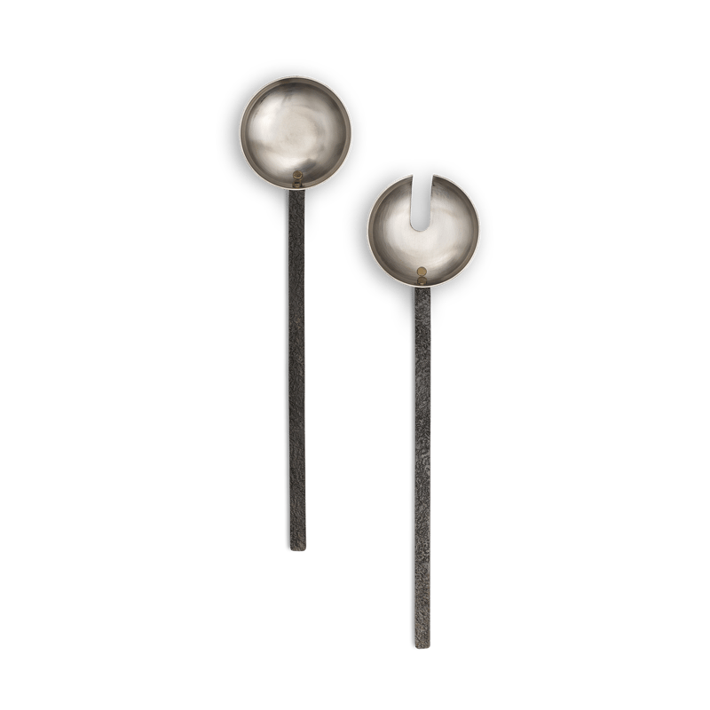 Ferm Living Obra salad servers 2 pieces Stainless Steel