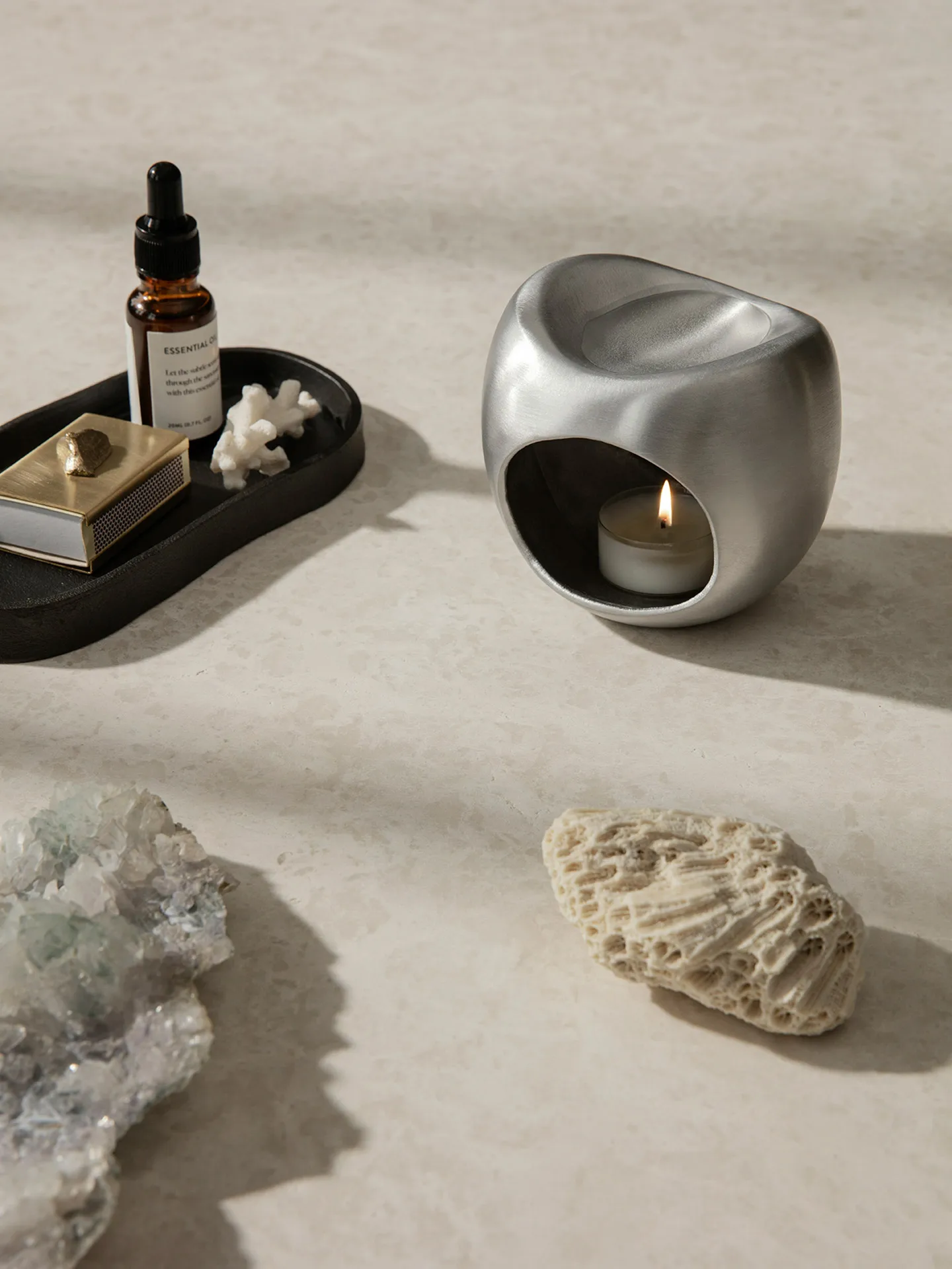 Odel aroma lamp, Aluminium Ferm Living