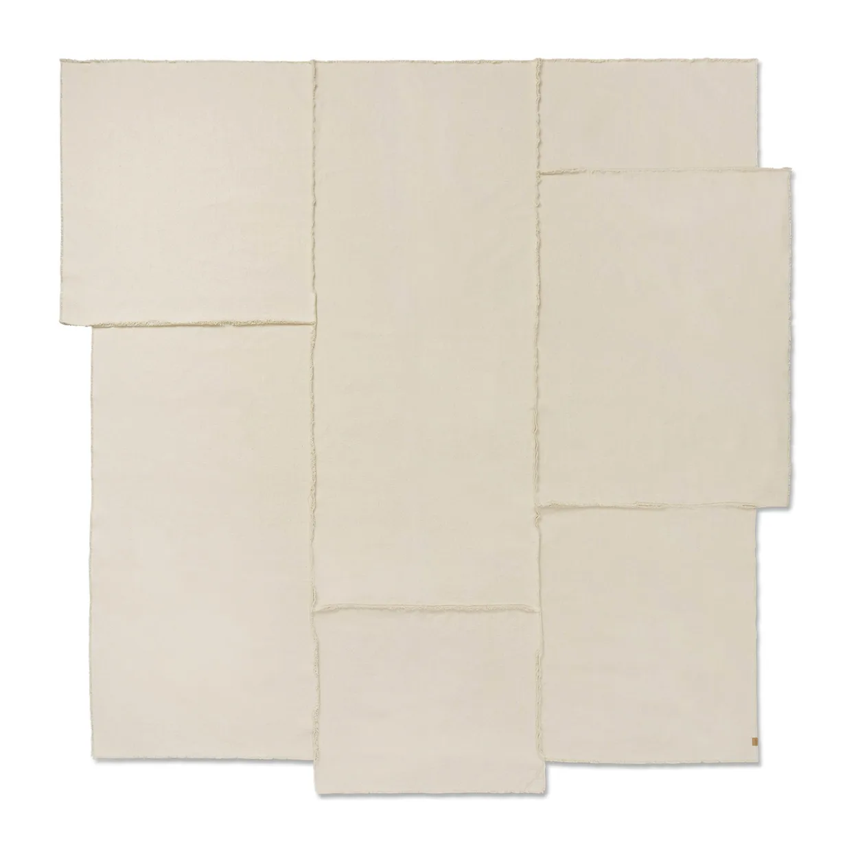 Ferm Living Offset bedspread 264x272 cm Off-white | Scandinavian Design | Bedspreads & throws | White