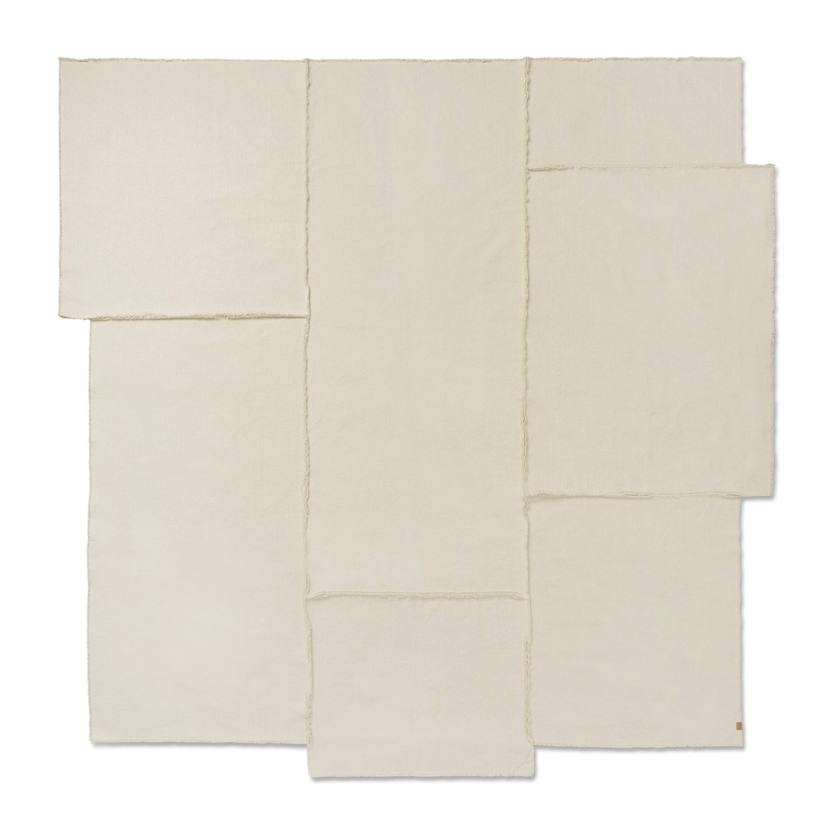 Ferm Living Offset bedspread 264x272 cm Off-white | Scandinavian Design | Bedspreads & throws | White