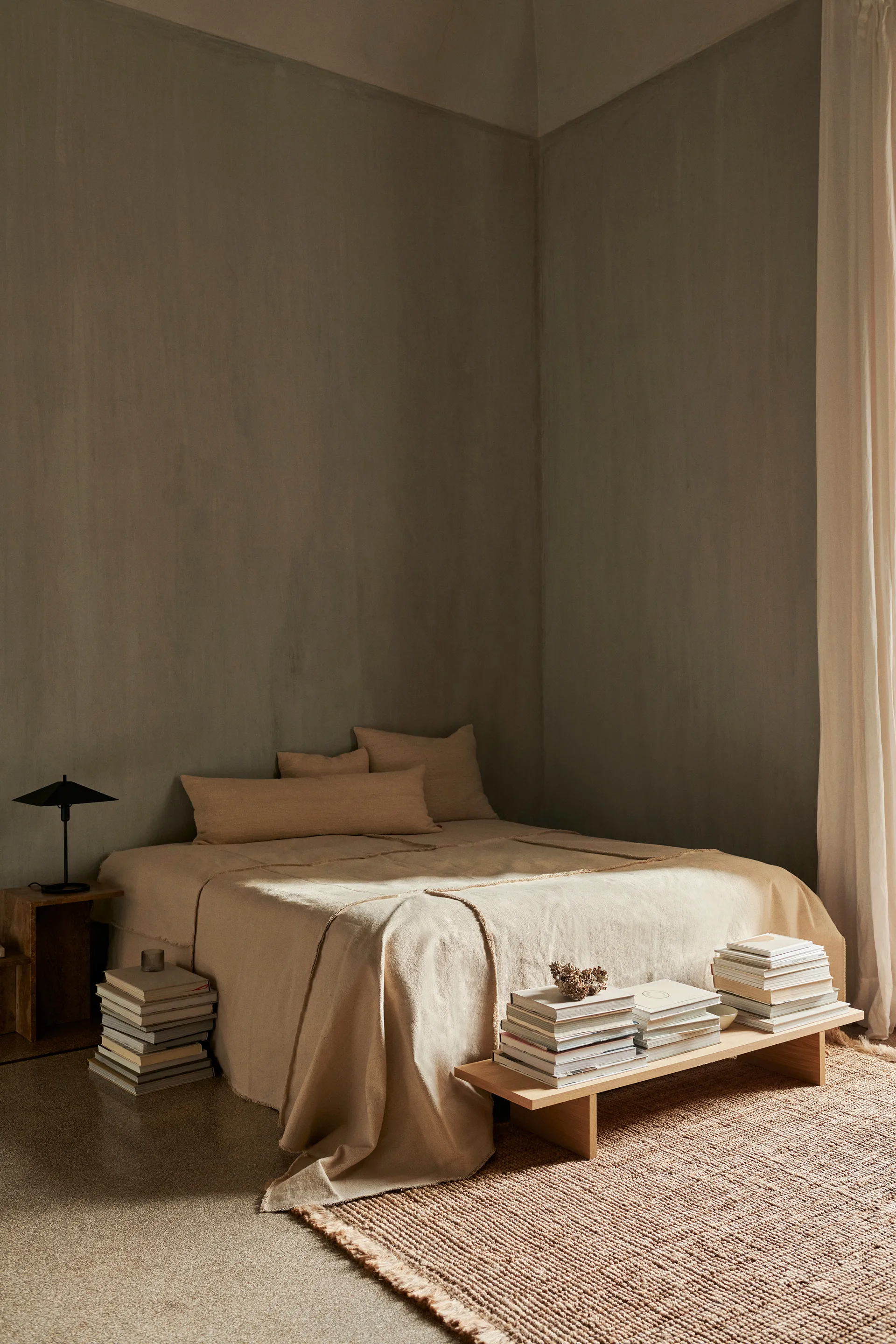 Offset bedspread 264x272 cm, Off-white Ferm Living