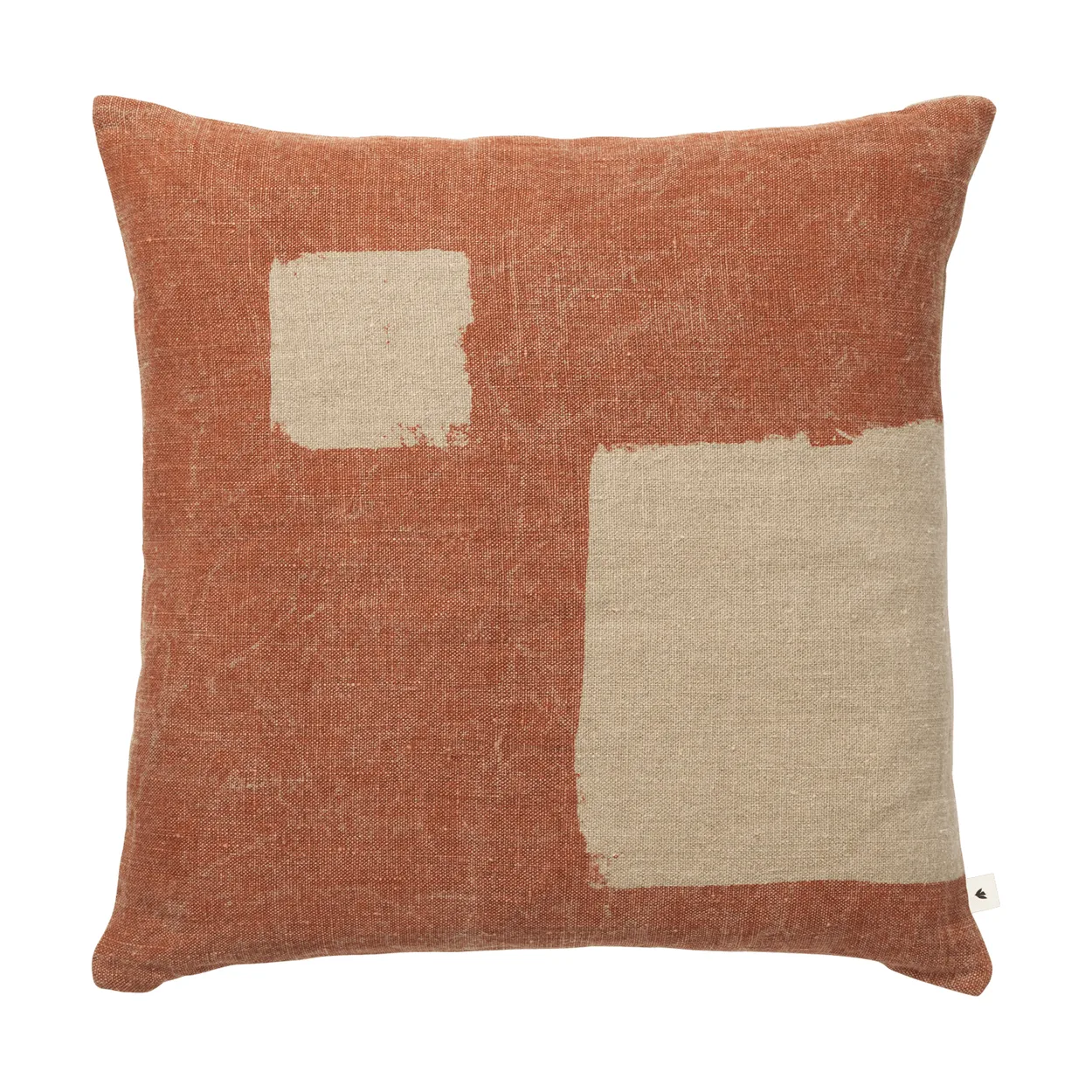 Ferm Living Oleo cushion cover 50x50 cm Terracotta-Natural