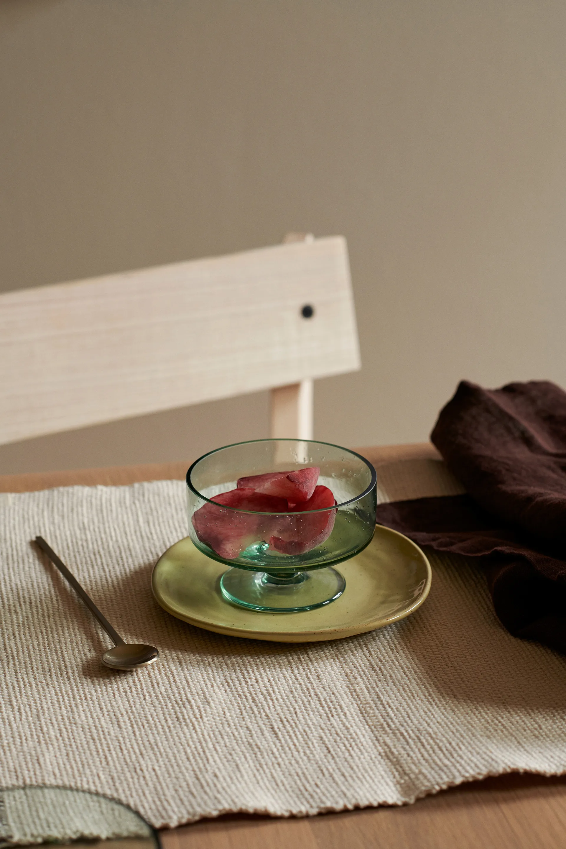 Oli dessert glass 24 cl, Recycled Clear Ferm Living