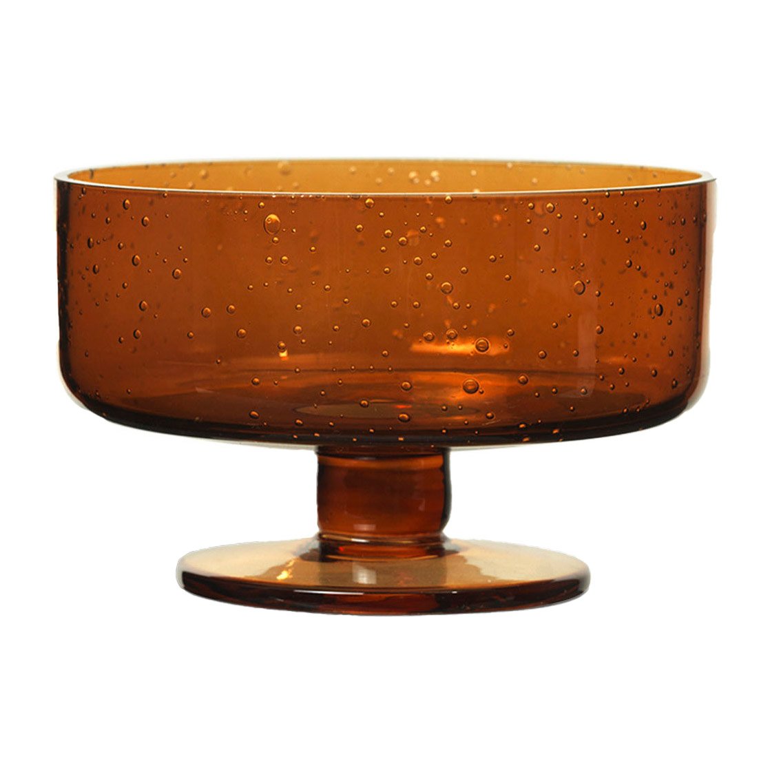 Ferm Living Oli dessert glass 54 cl Amber | Scandinavian Design | Dessert bowls | Orange