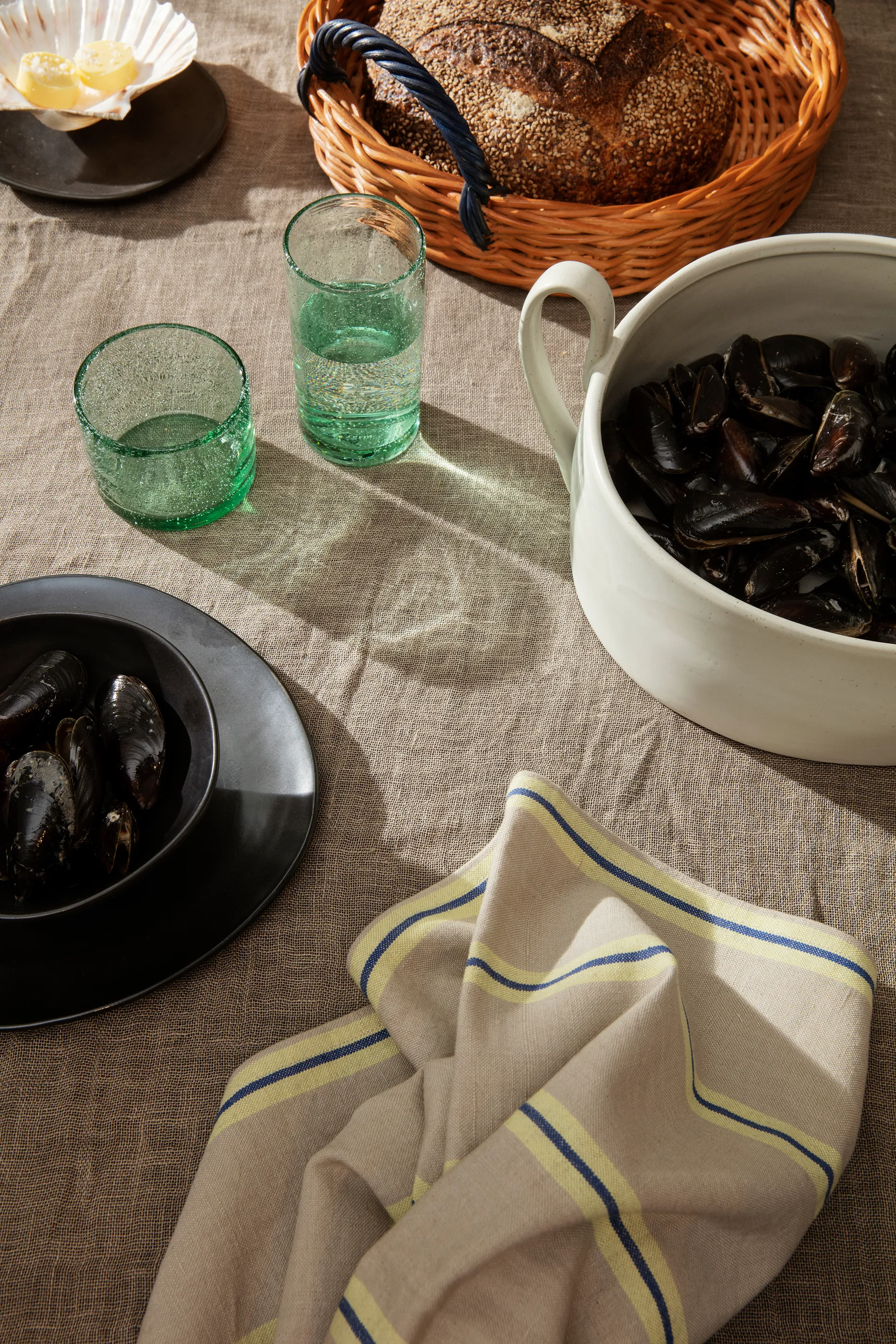 Oli water glass high 22 cl, Recycled clear Ferm Living