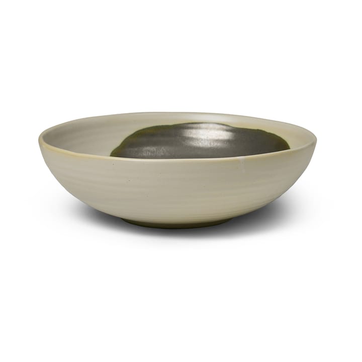 Omhu bowl large ⌀28 cm - off white-charcoal - Ferm LIVING