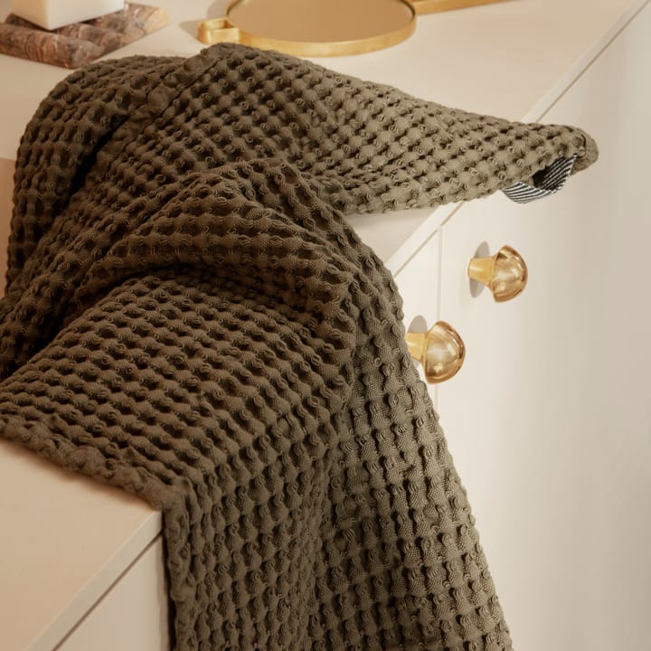 Organic bath towel 70x140 cm - olive - ferm LIVING