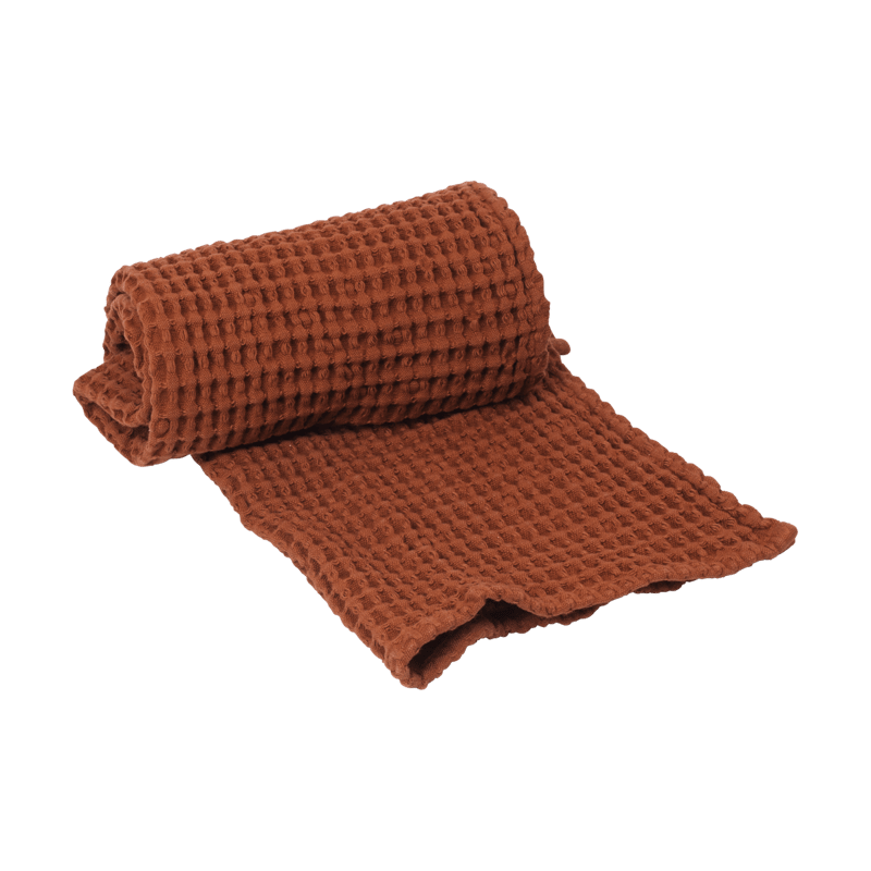 Ferm Living Organic towel 50x100 cm Brown Clay