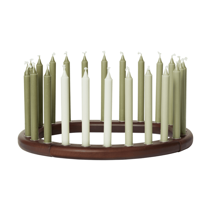 Ori candleholder 28x31 cm, Dark stained Ferm Living