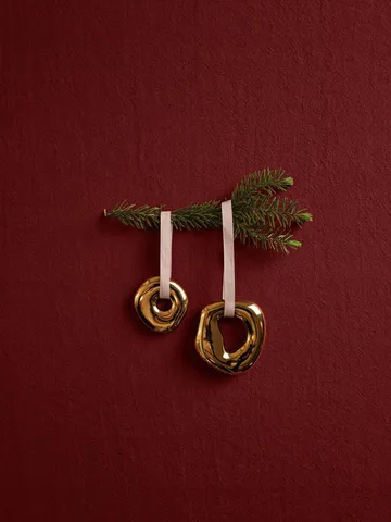 Orrith decorative hanging 2 pieces - brass finish - Ferm Living